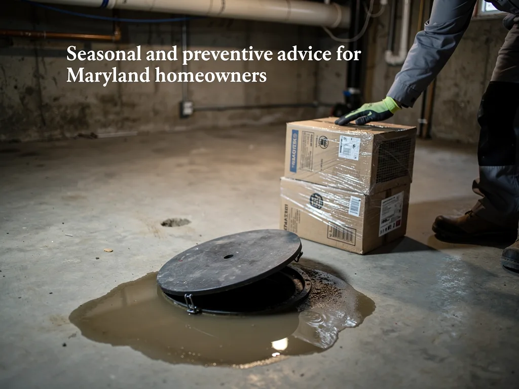 Seasonal and preventive advice for Maryland homeowners
